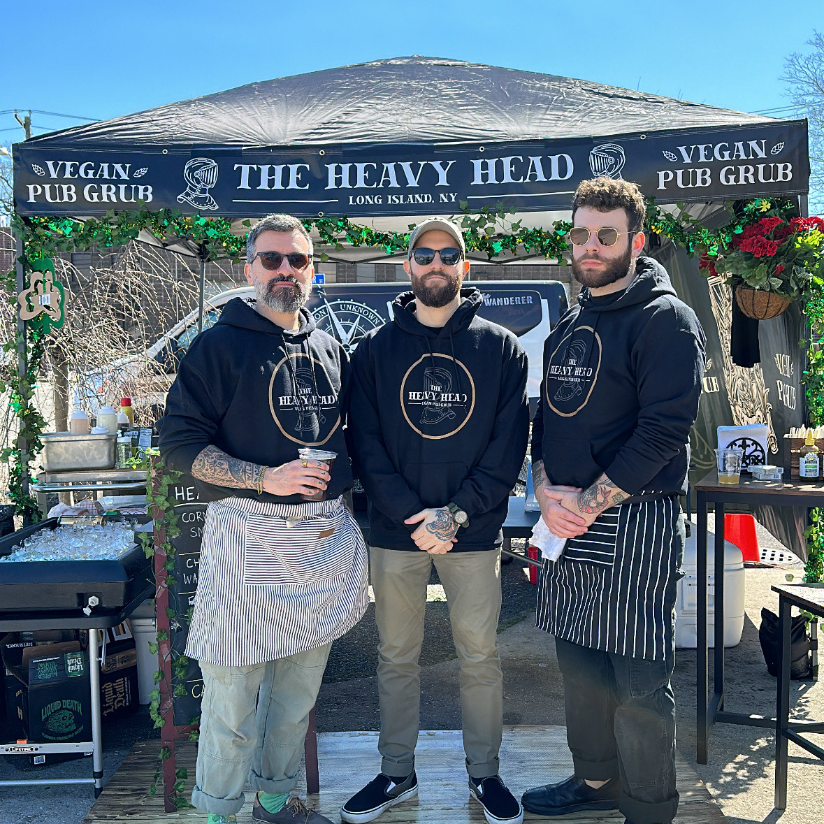 The Heavy Head team at an event
